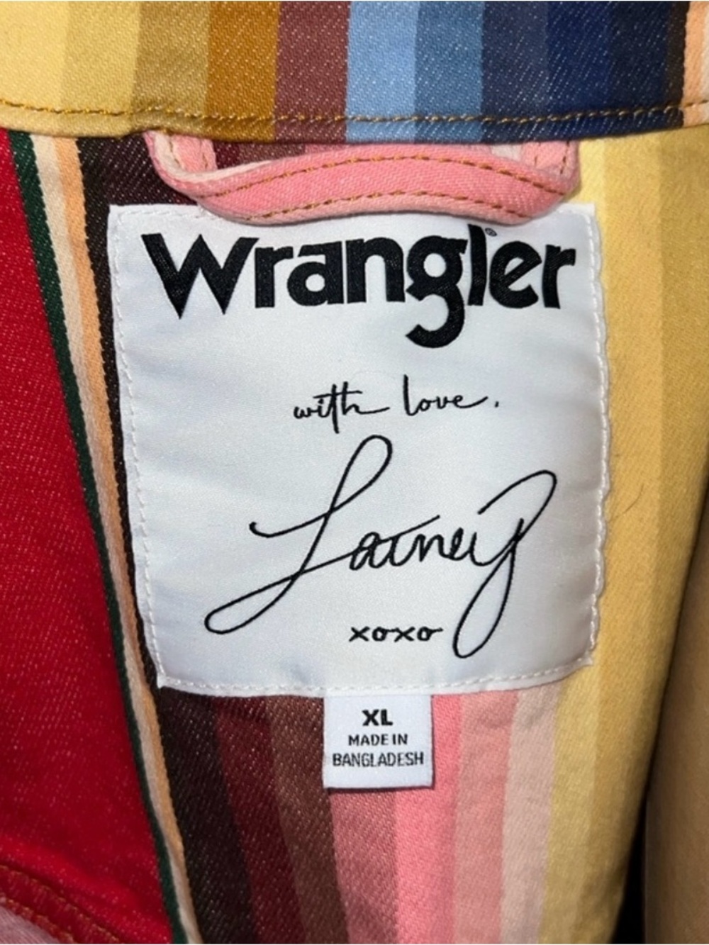 Wrangler Multicolor Striped Bootcut Pants & Jacket Set - Picture 5 of 10